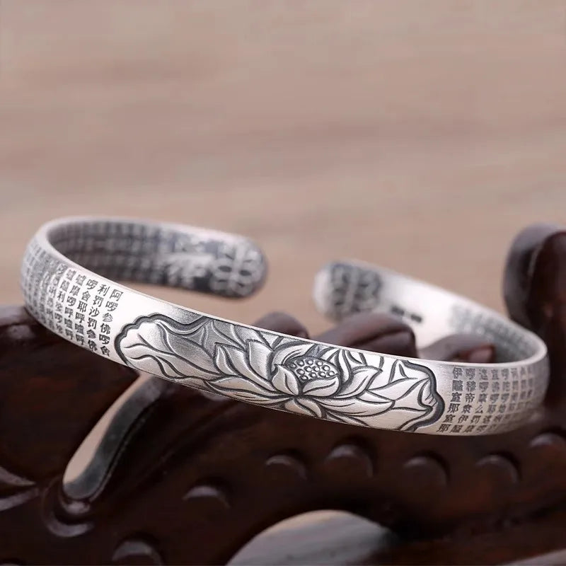 Hot Sale Fashion 925 Sterling Silver Round Bracelet Bangles Trendy Simple Big Bangle for Women Jewelry Gift