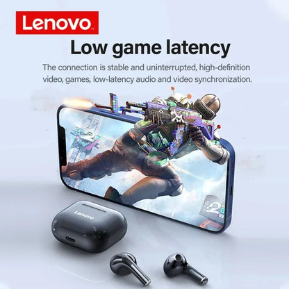 New Lenovo LP40 Earphones TWS Wireless Bluetooth Earbuds Bass Touch Control Stereo Noise Reduction Long Standby Original