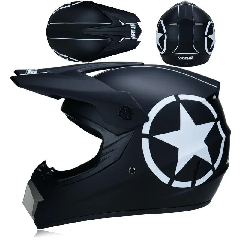 Motorcycle Helmet Children Off-road Helmet For Kids child MotoBike Downhill AM DH Cross safety Helmet Capacete Motocross Casco
