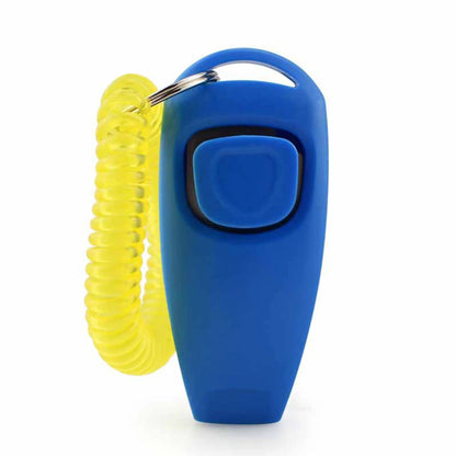 Pet Clicker Dog Training Whistle Pet Dog Cat Training Sound Pet Dog Trainer Assistive Guide With Key Ring Dog Pet Supplies