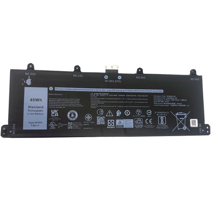 High quality 9F4FN 5000mAh 40Wh 7.6V Laptop Battery for Dell Latitude 7320 2-in-1 Detachable