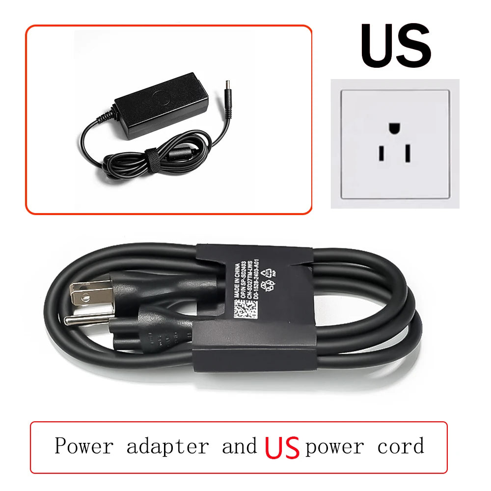 19.5V 2.31A 45W Laptop Ac Power Adapter Charger For Dell Xps 12 13 13R 13Z 14 13-L321X 13-6928Slv 13-4040Slv Factory Direct