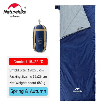 NaturehikeLW180 Sleeping Bag Ultralight Portable Sleeping Bag Spring Summer Sleeping Bag Outdoor Hiking Camping Travel Equipment