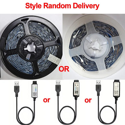 Bluetooth-LED-Streifen, smarte SMD 5050-LED-Streifen mit App-Fernbedienung, flexibles LED-Band, LED-Lampenband für TV-Hintergrundbeleuchtung, Spielzimmer und Heimdekoration