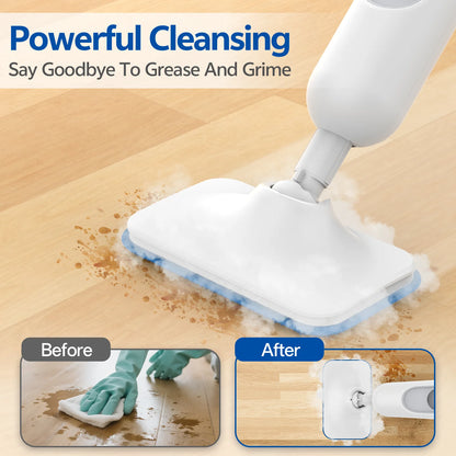 Vastorm Steam Mop Powerful 6 in 1 Handheld Scrubbing Steam Vacmop Detachable Floor Steam Cleaner High Temperature for Hardwood Floor Marble Floor Kitchen Carpet-F2