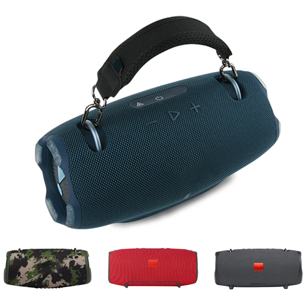 Speaker Handle Belt Silicone Detachable Speaker Grip Tape with 2 Pair Screws Outdoor Travel for JBL Xtreme 4 Portable BT Speaker