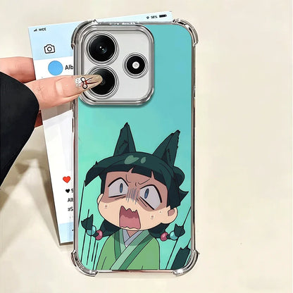 A-Apothecary D-Diaries Cute Plating Phone Case For Xiaomi Poco X6 X7 X8 Pro Max X5 X3 M8 M7 M5S Redmi 15C 15 14C 13C 17T 15T 14T