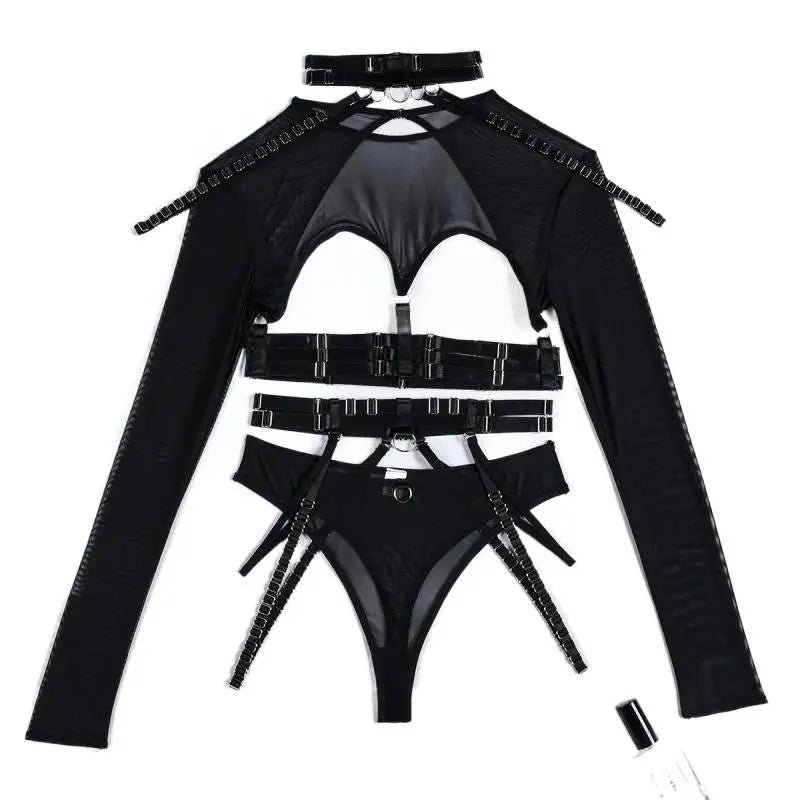 Bikini Fashion Sexy Three-Piece Suit Complex Strap Halter Waist Seal Nightclub Sexy Underwear