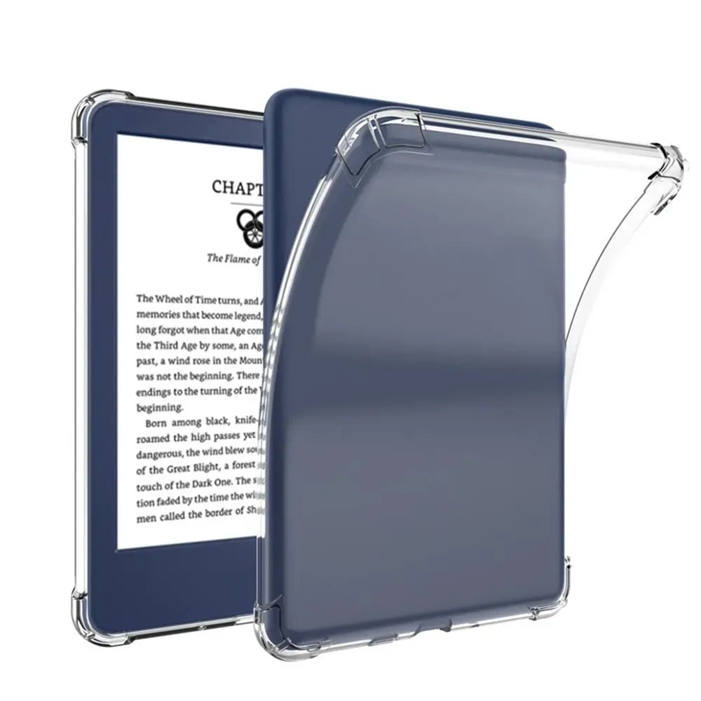 11/12th Gen e-Reader Case 6 6.8 7 inch SA568B Protective Shell Transparent Airbag for Kindle Paperwhite 1/2/3/4/5 Colorsoft 2024