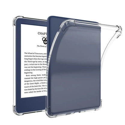 11/12th Gen e-Reader Case 6 6.8 7 inch SA568B Protective Shell Transparent Airbag for Kindle Paperwhite 1/2/3/4/5 Colorsoft 2024