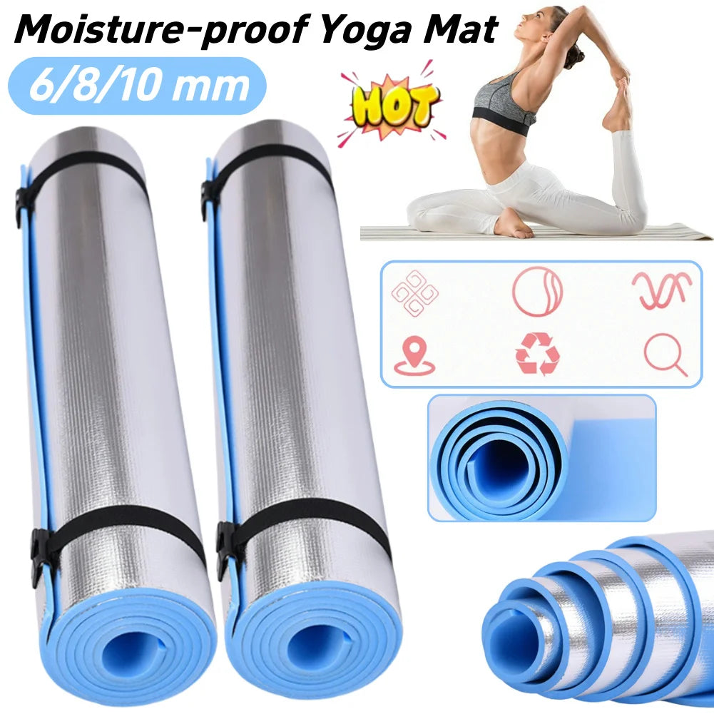 6/8/10mm Thick Yoga Mats Anti-slip Sport Fitness Mat Blanket For Exercise Yoga And Pilates Gymnastics Mat Fitness Equipment