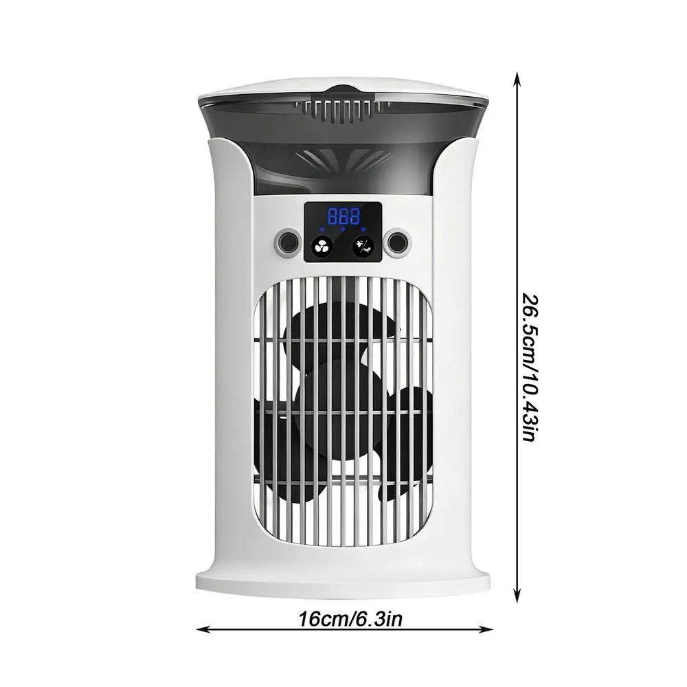 Portable Fan Portable 3 Speeds with Light Personal Tower Fans for Home Living Room Indoor Bedside Office Kitchen Dorm Camping
