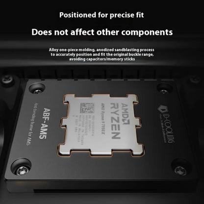ID-COOLING ABF-AM5 For AMD AM5 CPU Pressure Resistant Secure Frame Cover Plate,Processor Bending Protector Tools
