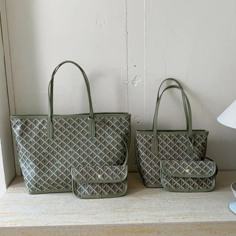 Women's Tote Bag New Simple Double Sided Available Mother and Child Large Capacity Casual Handbag Shopping Bag Tote Bag