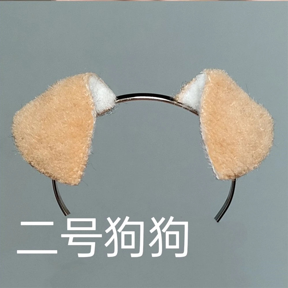 BJD doll headgear for 1/3 1/4 1/6 size cute doll fox ear headgear simulation headgear BJD doll accessories