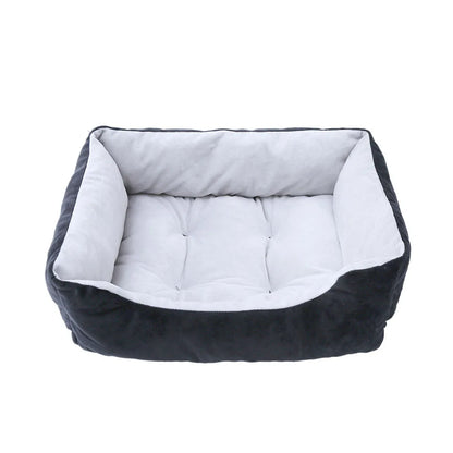 Pet Cat Dog Bed Cozy Square Plush Kennel Puppy Sofa Bed Small Large Dog Sleep Pad Portable Pet Bed Nest Pet Supplies Accessories
