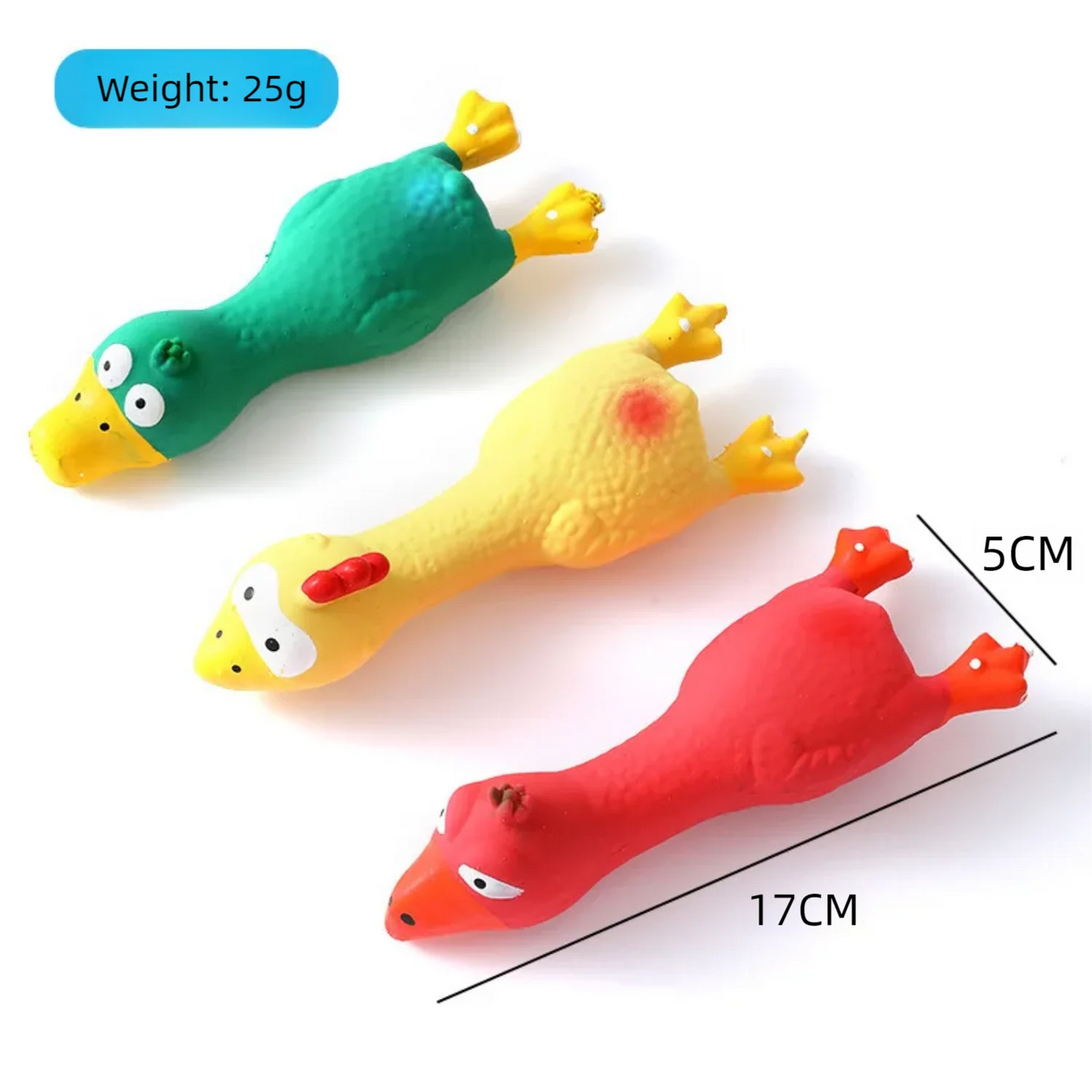 Dog Toys Make A Sound Cooing Chicken Dog Toy Durable Latex Chew for Small To Medium Breeds Interactive Play Pet Products Toy