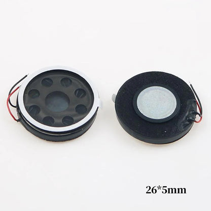 2PCS 13mm 15mm 16mm 18mm 18 20 23 26 28 30 MM Mini Speaker Round Runway Loudspeaker 8Ohm 0.5W For MP4 Toys Cellphone Small Audio