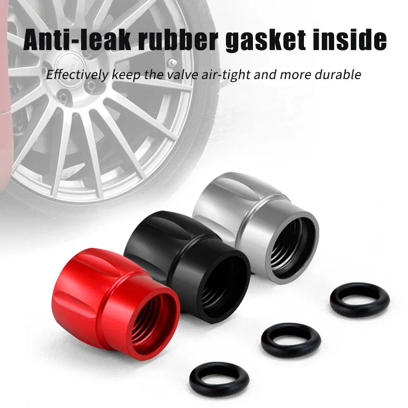 Car Wheel Tire Valve Caps Tyre Rim Stem Cover for Jaguar R S XF XE X-Type XJ F-Pace F-Type E-Pace I-PACE XJR XFR Accessories