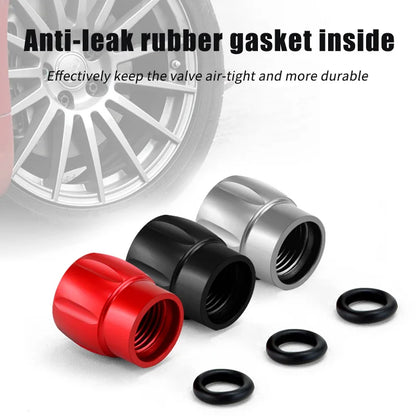 Car Wheel Tire Valve Caps Tyre Rim Stem Cover for Jaguar R S XF XE X-Type XJ F-Pace F-Type E-Pace I-PACE XJR XFR Accessories