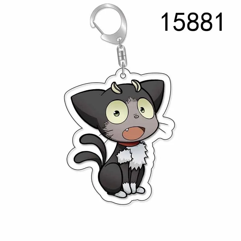 Anime Blue Exorcist -The Blue Night Saga- Okumura Rin Shiemi Moriyama Cosplay Costume Keychain Acrylic Key Chain Pendant Keyring