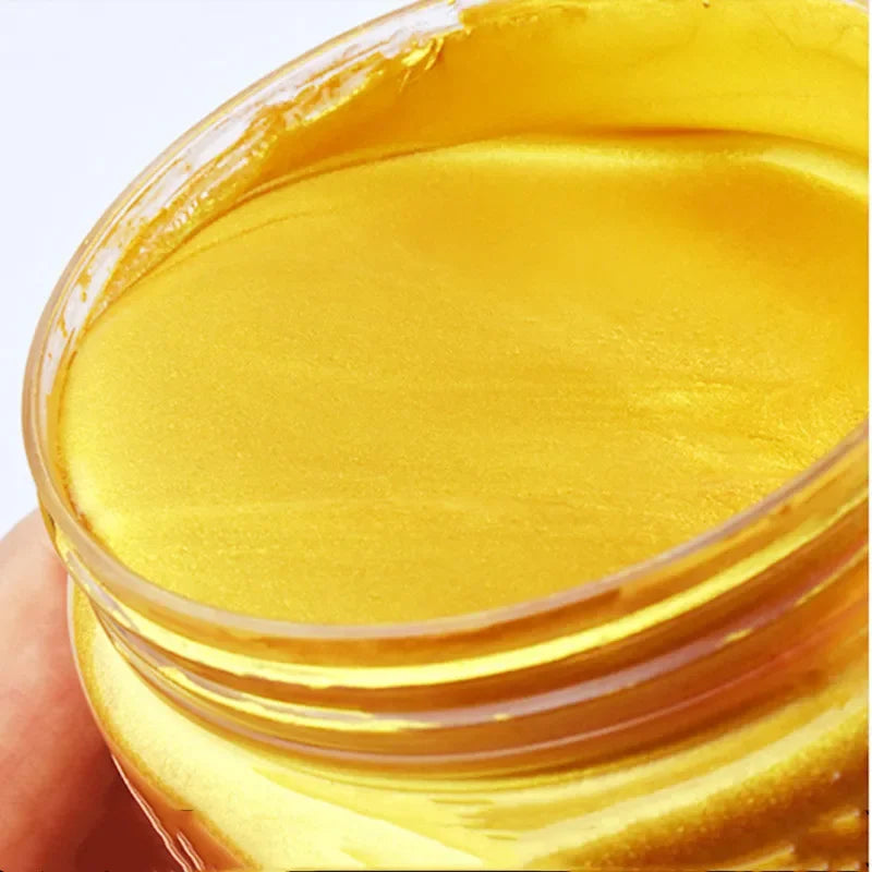 60g Bright Gold Paint, Wood Paint, Metal Lacquer ,tasteless Water-based Paint, Can Be Applied on Any Surface