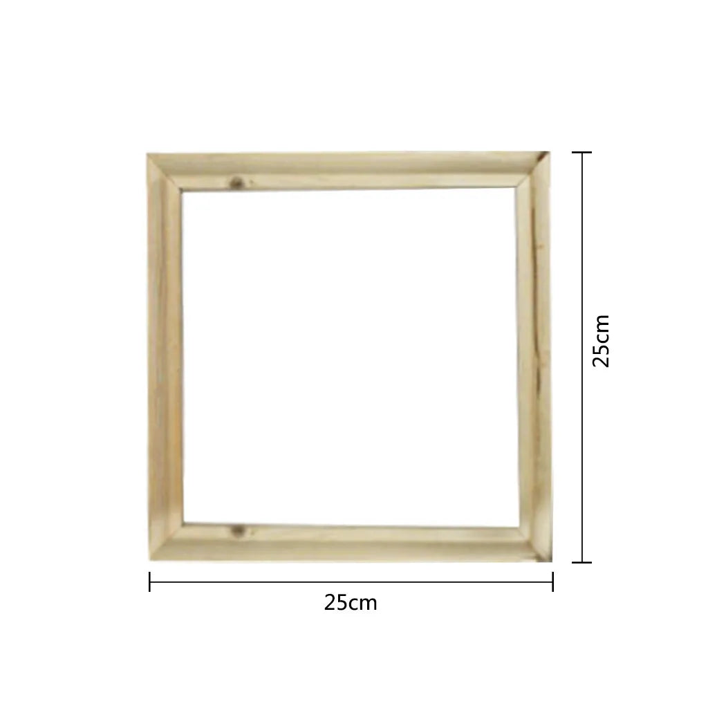 DIY Picture Canvas Oil Painting Frame Nature DIY Wood Frame Art Poster Painting By Numbers Photo Frame Craft Home Wall Art Decor