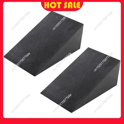 Hot Deal-2 Pcs Yoga Mats, Adjustable Squat Ramp, Incline Board Improve Strength For Squat And Deadlift