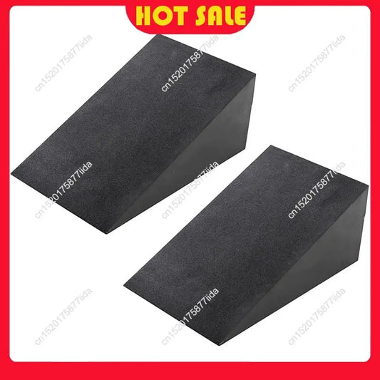 Hot Deal-2 Pcs Yoga Mats, Adjustable Squat Ramp, Incline Board Improve Strength For Squat And Deadlift