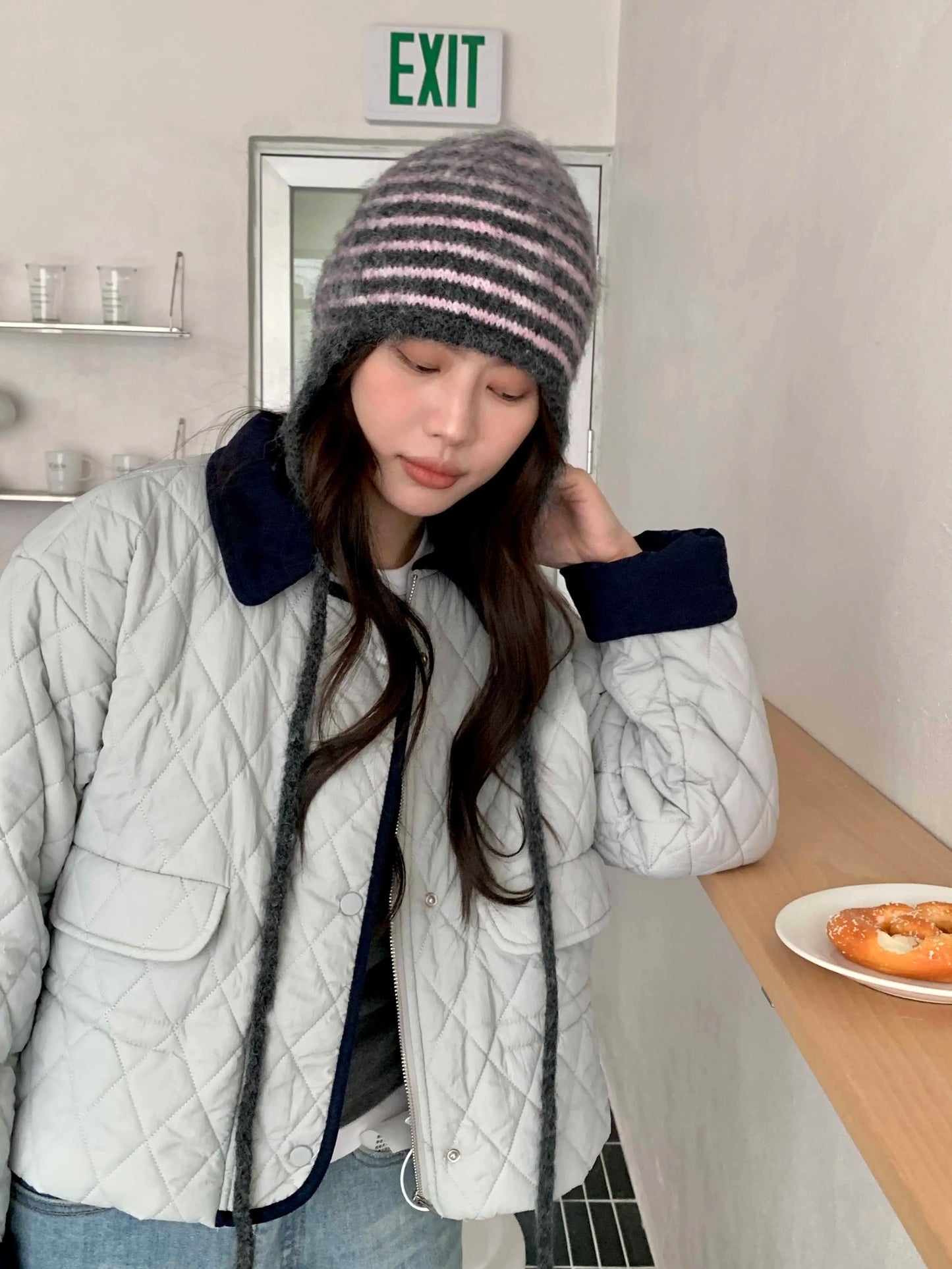 2025 new Fashion Knitted Hat Women Autumn Winter Skullies Beanies Ladies Colorful Earflap Cap Female Handmade Tassels Beanie Hat