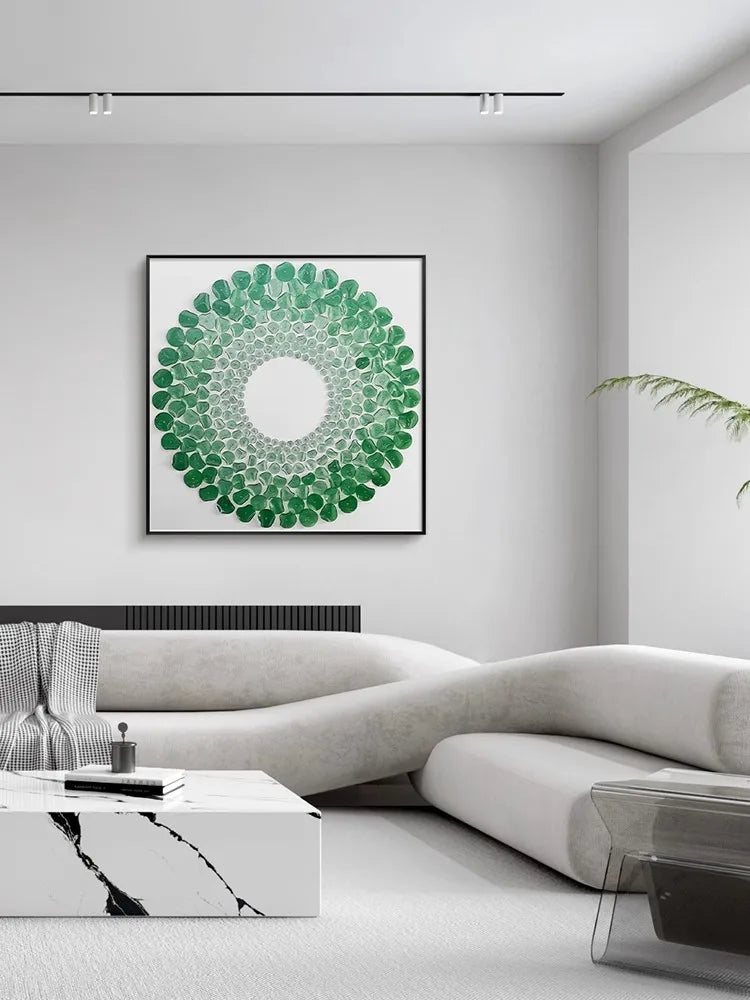 Modern three-dimensional decorative painting acrylic abstract painting interior art installation painting