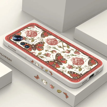 Classicism Flower Phone Case For Xiaomi Mi 17 15T 14T 14 13 13T 12 12T 11 Ultra lite 10 10S 11T 10T 9T Pro Lite Poco F5 5G Pro