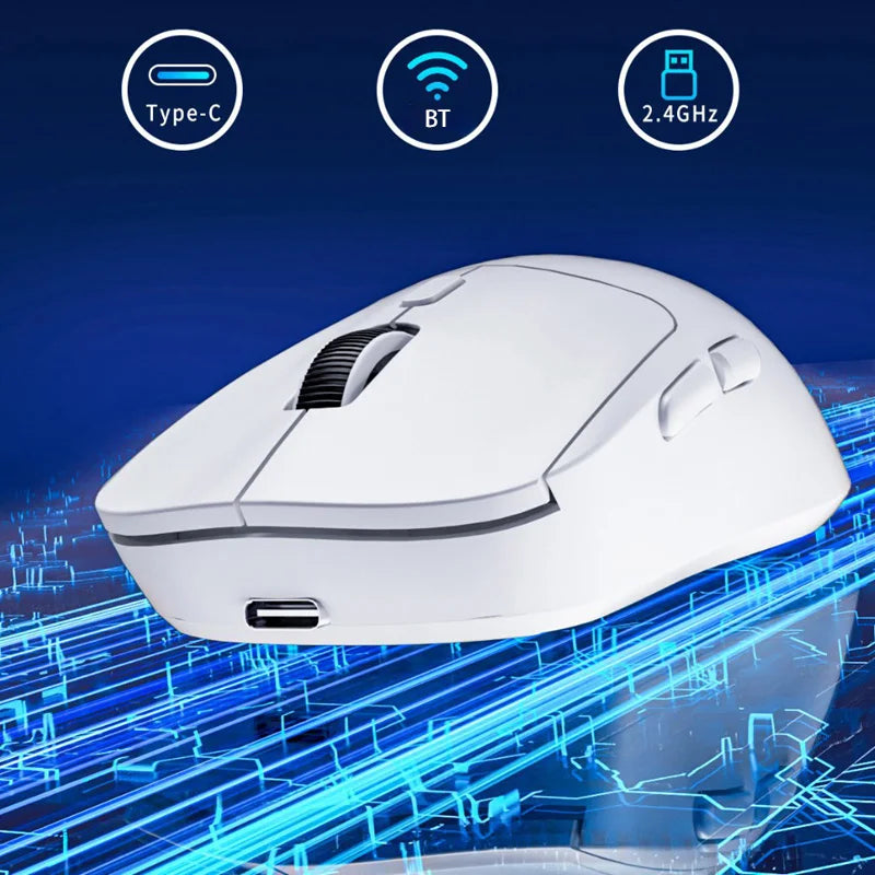 Lenovo Wireless Mouse Bluetooth-compatible  2.4G Three-Mode Rechargeable Ergonomic Office Gaming Silent Mouse For iPad PC Laptop