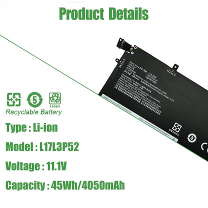 11.1V 01AV463 L17L3P52 Laptop Battery for Lenovo ThinkPad L14 L15 Gen 2 L480 L490 L580 L590 L17L3P51 L17C3P52 L17M3P53 01AV465