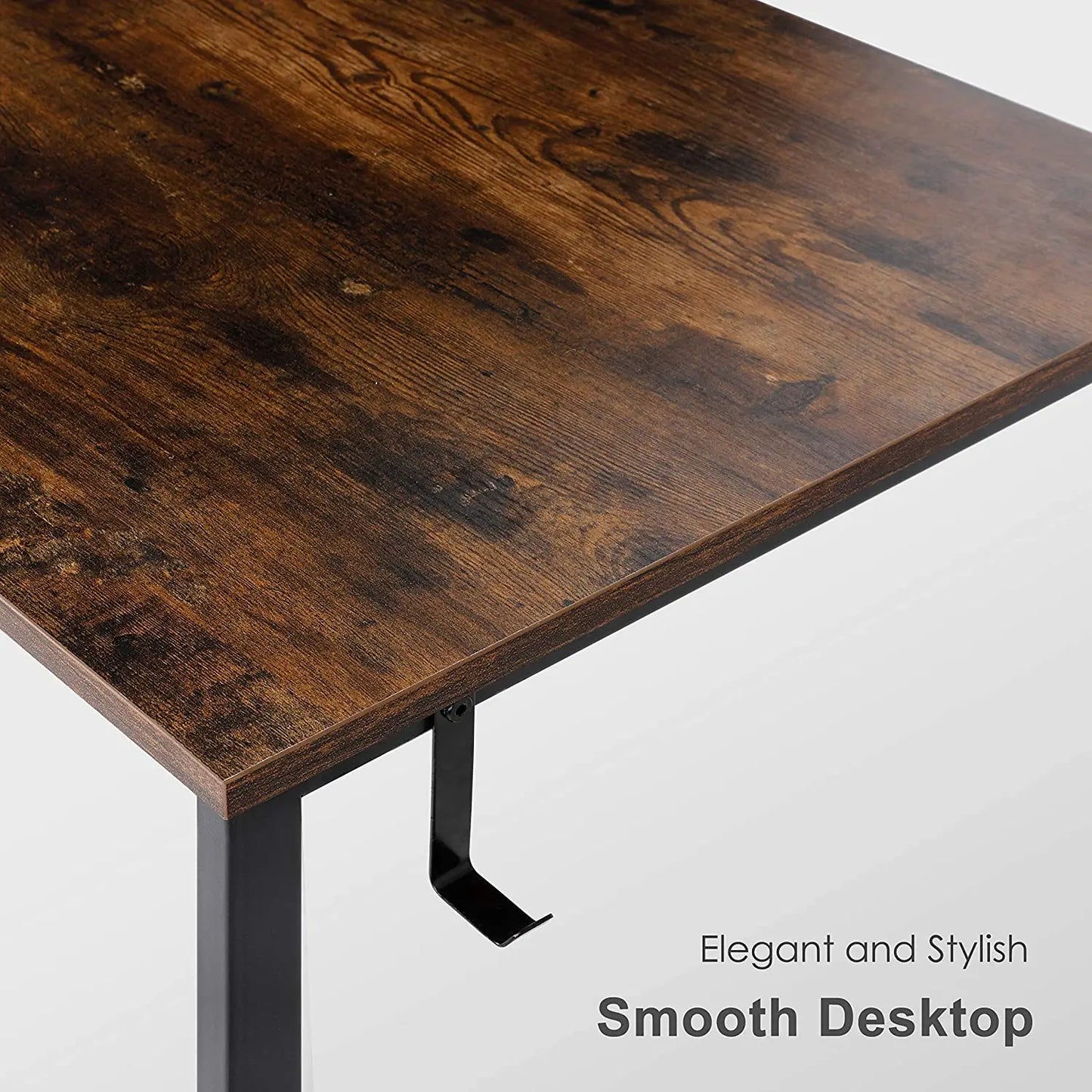 Homfa Desk PC Table 120x60cm Desktop Computer Desk with Storage Bag Laptop Table School Furniture Commercial load 100Kg