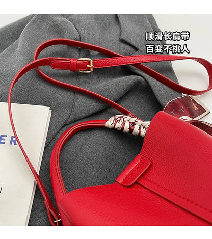 Hot Selling Simplicity High-end Women's Crossbody Bag PU Material Versatile Bucket Bag Fashion Handbag Commuting