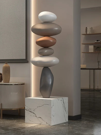 Home Decor Large Imitation Stone Floor Decoration Living Room Sofa TV Cabinet Home Decoration Creative Housewarming Gift