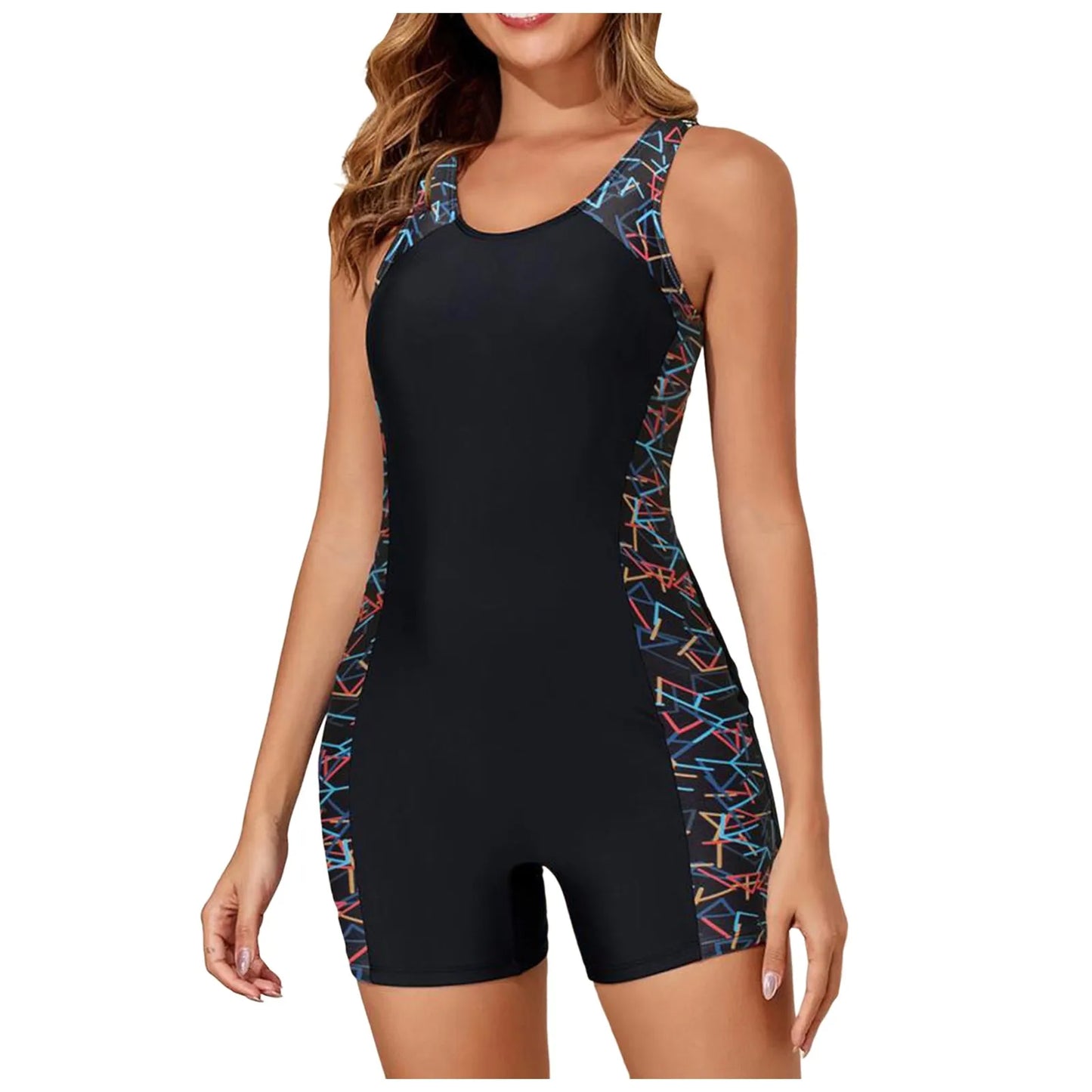 One-Piece Swimsuit Fashion Sexy Bikini Sleeveless Surfing Swimming Wear Women 1 Piece Competitive Bathing Suit женский купальник
