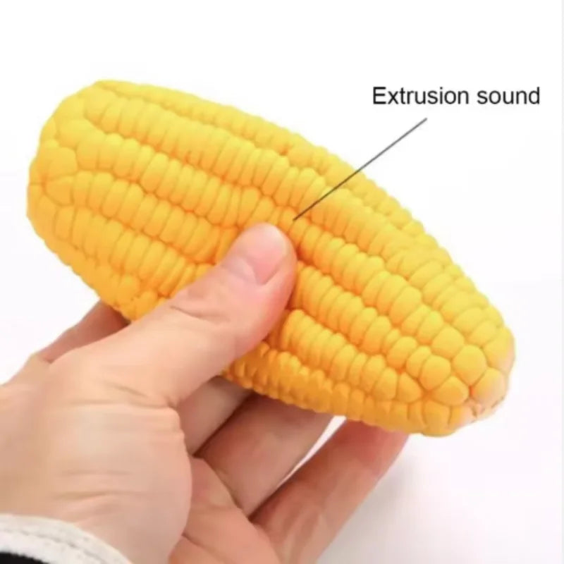 New Latex Corn Shape Puppy Dogs Toy Squeak Toys Pet Supplies Training Playing Chewing Dog Toys For Small Dogs Pet Toys