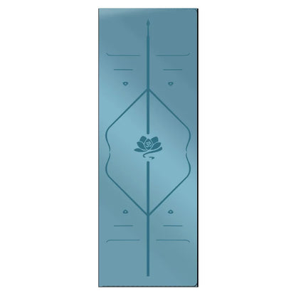 PU Rubber Non Slip Wide Thick Yoga Mat Quiet Dance Mat Home Use Beginner Fitness Yoga Mat Exercise Mat Gymnastics Mat