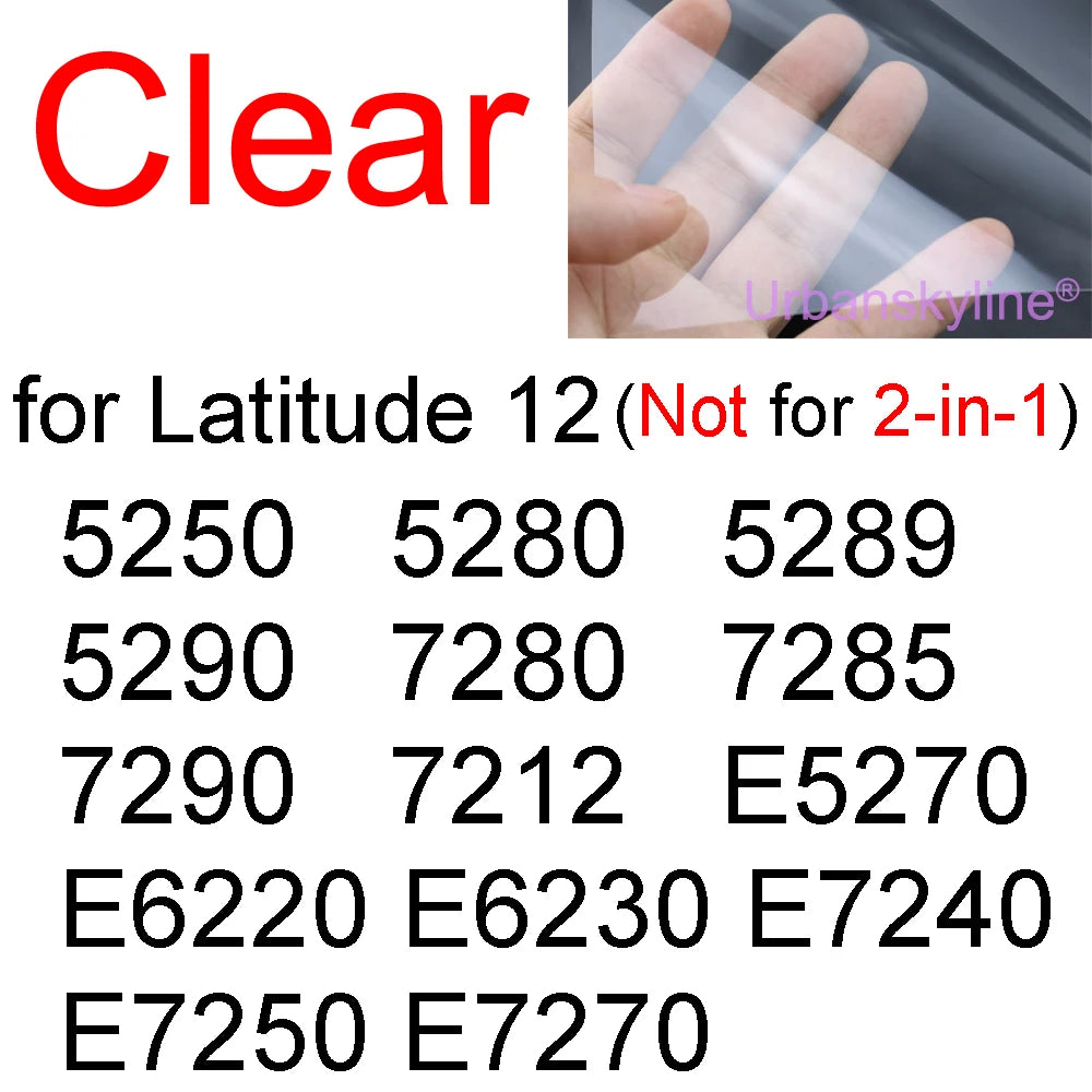 Screen Protector for Dell Latitude 13 5350 5340 5330 5320 3340 3330 3320 7350 7340 7320 7300 HD Guard Protector Skin Case Film