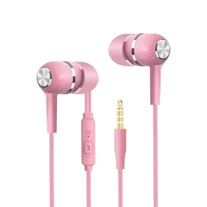Noise Reduction Earphone Design Running Fitness Earphone Fit Sport Earbuds Headphones For Smartphone PC Laptop Compact Design
