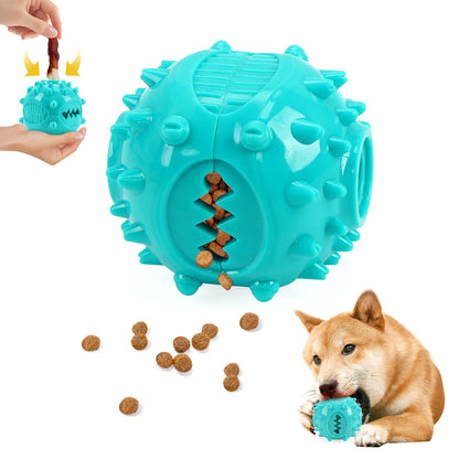 Dog Chew Toys Grinding Teeth Sound Ball Toys Leaking Food Balls Anti Bite Interactive Training Cleaning Teeth Toys Pet Products