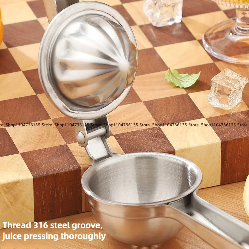 316 Stainless Steel Lemon Juicer, Household Fruit Pomegranate Juicer Manual Multipurpose Orange Lemon Clip