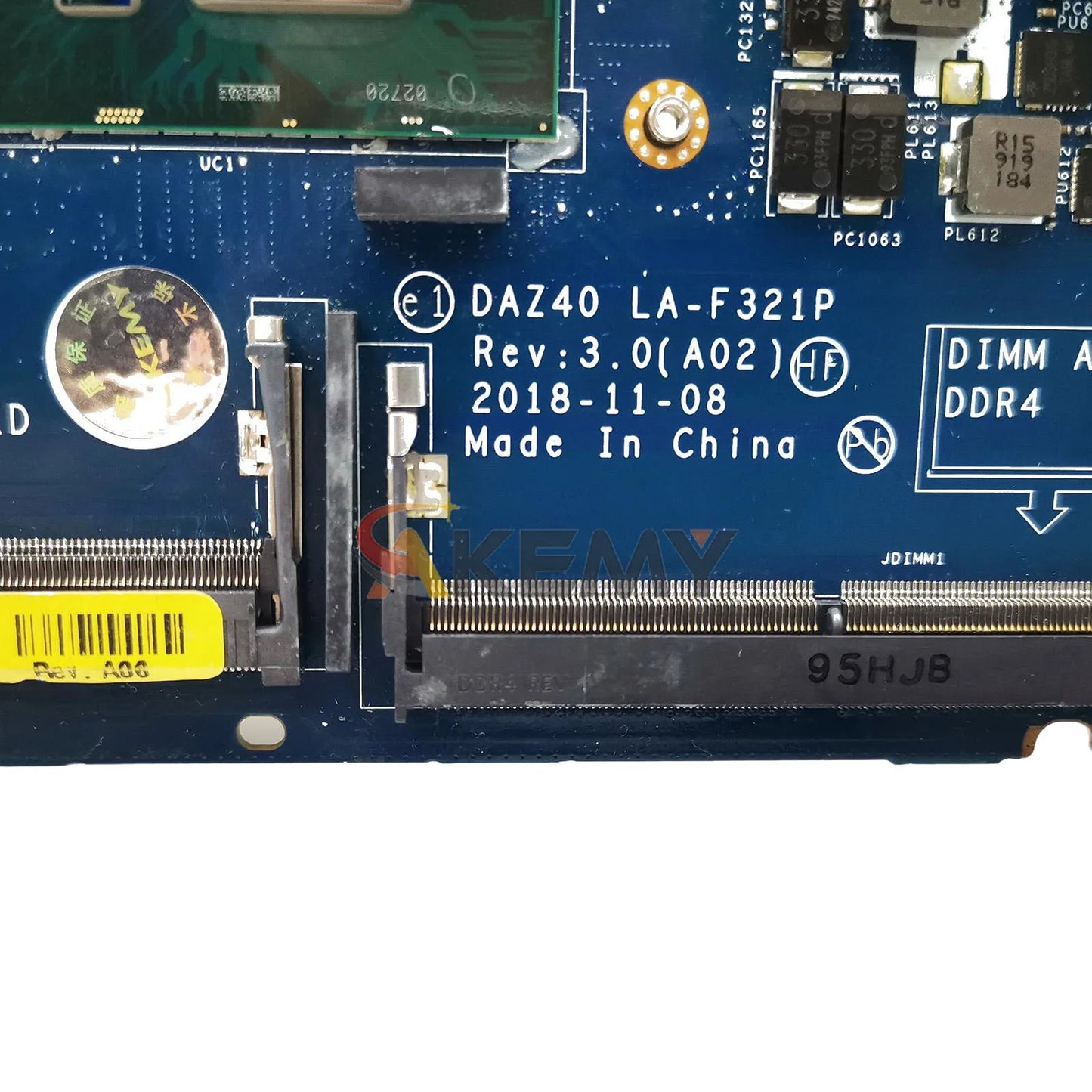 Laptop Motherboard For DELL Latitude 7490 LA-F322P with I3 I5 I7 CPU 0PXMYG 084GNT 0M44N6 LA-F321P Tested OK