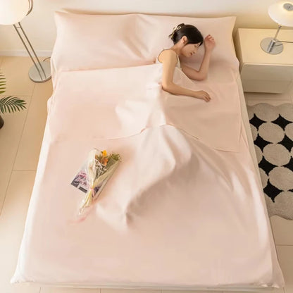 Sleeping Bag Light Liner Cotton Sheet For Camping Travel Summer Portable Dirty-proof Sleeping Bag Hotel Outdoor Full Sheets Set