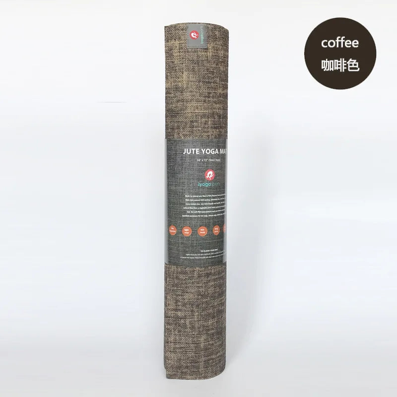 Natural jute yoga mat Eco-friendly natural jute yoga mat