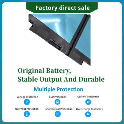 Factory Direct! MXV9V 60Wh Laptop Battery 5VC2M 05VC2M 829MX 0829MX for Dell Latitude E7400 E7300 5300 5310 7300 7400