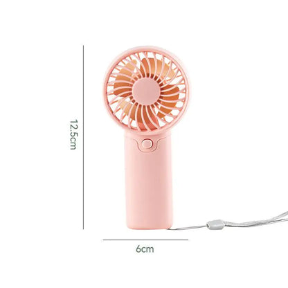Portable Fan Creative Small Fan Pocket Hand-held Fan Lightweight Adjustable Cute Handheld Outdoor Fan Air Cooler Students Gift