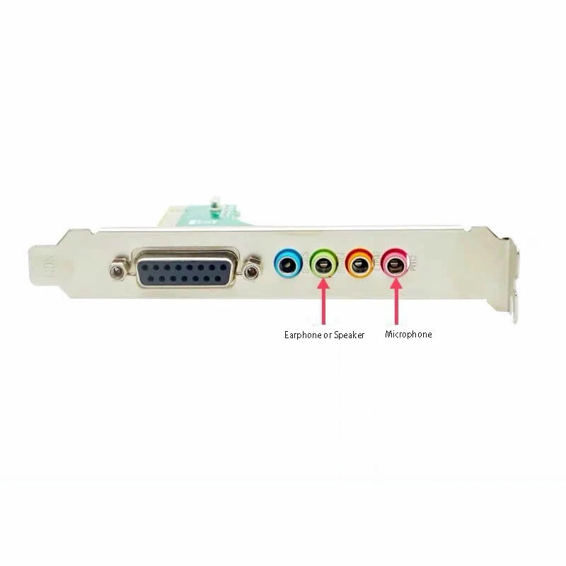 4.1 PCI Sound Card 8738 Audio Extend Adapter for PC Desk Computer Motherboard 4.1 Sound Channel Independent Sound Converter